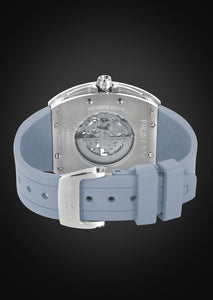 Frost NYC Mens Watch - Automatic Skeleton Stainless Steel Sport Diamond Watch | FRST-01-XS-D | Gray