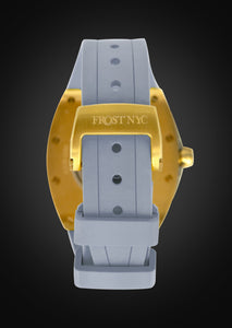 Frost NYC Mens Watch - Automatic  Skeleton Sport Gold Watch | FRST-01-CY| Gray