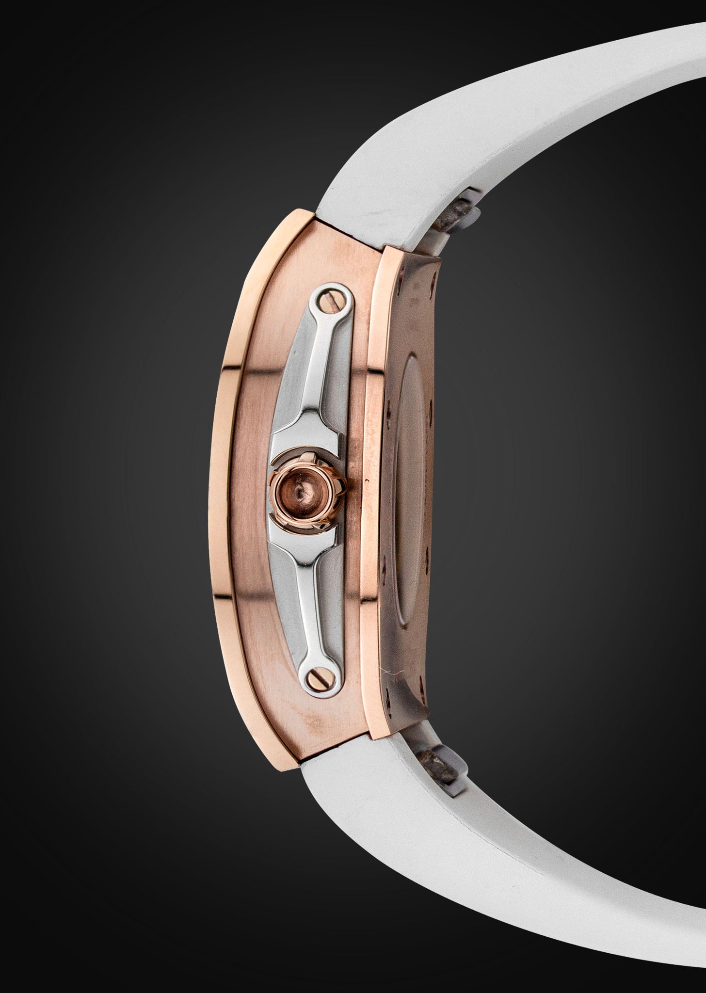 Frost NYC Womens Watch - Automatic White Dial Sapphire Skeleton Rose Gold | WFRST-01-TS-R White Band | Pre - Sale